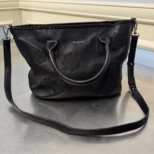 Desigual Double Handle Embossed bag